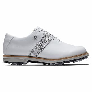 Women's Footjoy Premiere Series Spikes Golf Shoes White NZ-40417